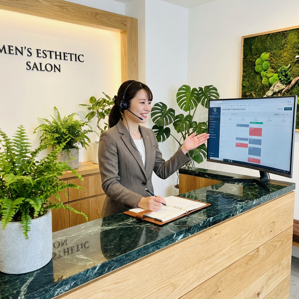 メンズエステサロン特有の対応に特化